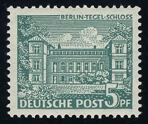 44 Berliner Bauten 5 Pf, postfrisch **