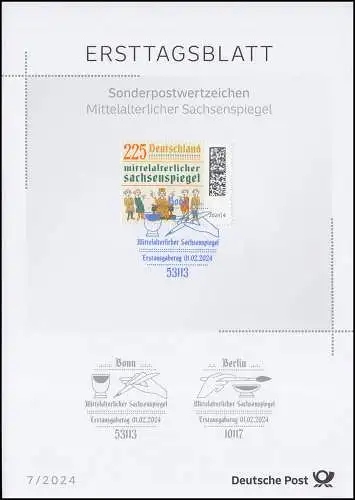 ETB 07/2024 Mittelalterlicher Sachsenspiegel