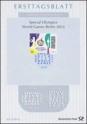 ETB 24/2023 Special Olympics, World Games Berlin