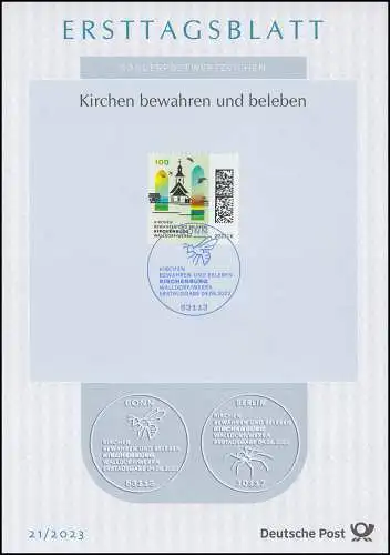 ETB 21/2023 Kirchen, Kirchenburg Walldorf, Werra