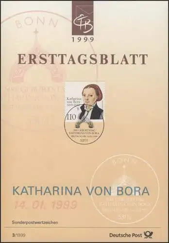 ETB 03/1999 Katharina von Bora, Gattin Martin Luthers