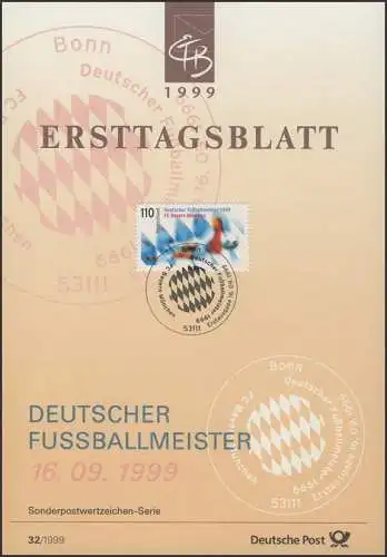 ETB 32/1999 Fußballmeister, FC Bayern München