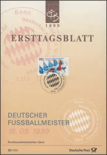ETB 32/1999 Fußballmeister, FC Bayern München