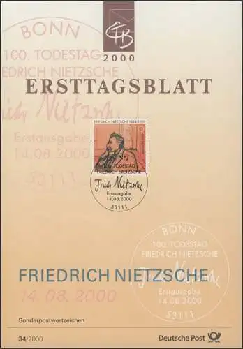 ETB 34/2000 Friedrich Nietzsche, Philosoph