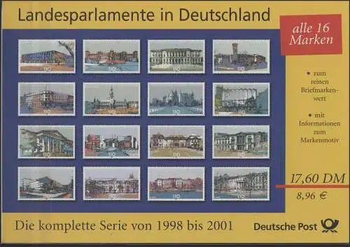 Landesparlamente in Deutschland 1998-2001 ** 