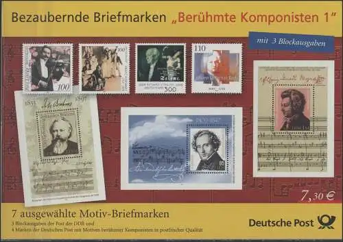 Bezaubernde Briefmarken: Berühmte Komponisten 1 ** 