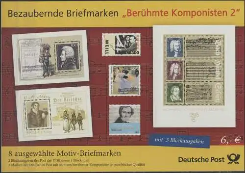 Bezaubernde Briefmarken: Berühmte Komponisten 2 ** 