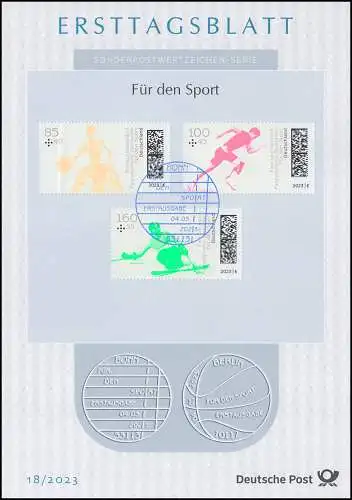 ETB 18/2023 Für den Sport, Paralympische Sportarten