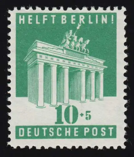 Bizone 101D Berlin-Hilfe 10 Pf., postfrisch **