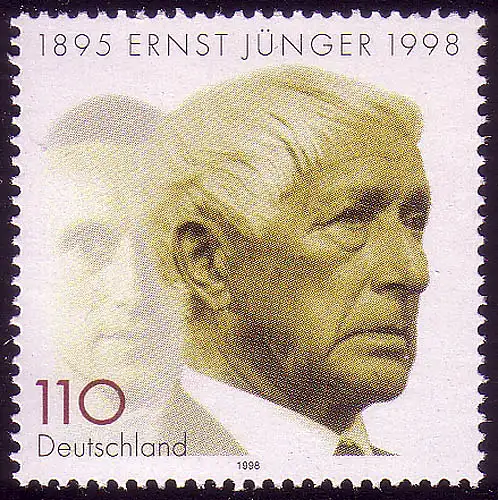 1984 Ernst Jünger ** postfrische Marke