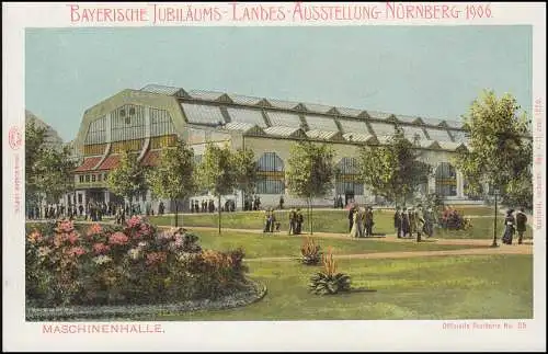 AK Bayerische Jubiläums-Landes-Ausstellung Nürnberg 1906 - Nr. 25, ungebraucht