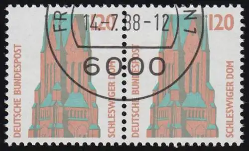 1375 SWK 120 Pf waag. Paar VS-O FfM