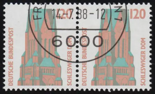 1375 SWK 120 Pf waag. Paar VS-O FfM