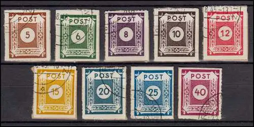 42G-50G Postmeistertrennung Loschwitz, Satz auf Bf.st. - alle geprüft Ströh BPP