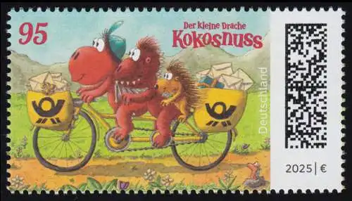 3895 Der kleine Drache Kokosnuss NASSKLEBEND - postfrisch **