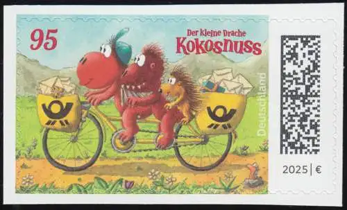 3897 Der kleine Drache Kokosnuss SELBSTKLEBEND aus FB 149 - postfrisch **