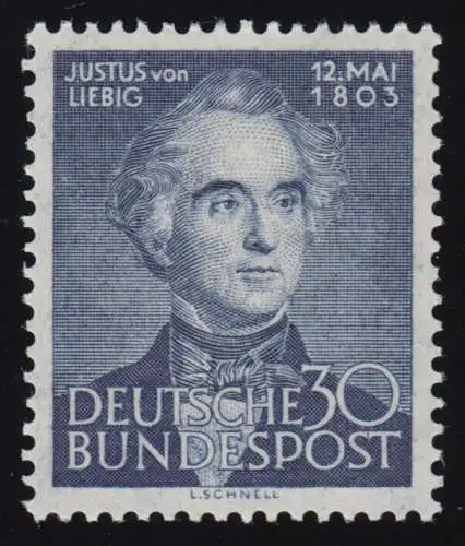 166 Justus von Liebig - Marke postfrisch **