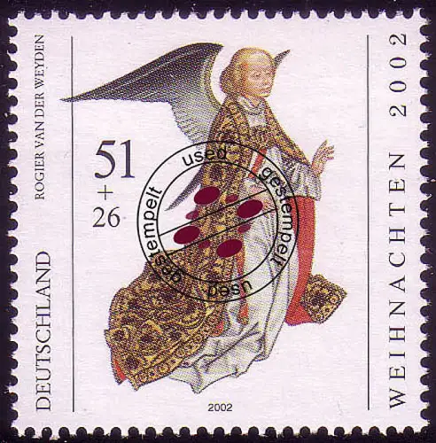 2285 Weihnachten 51+26 C Die Verkündigung, gestempelt O