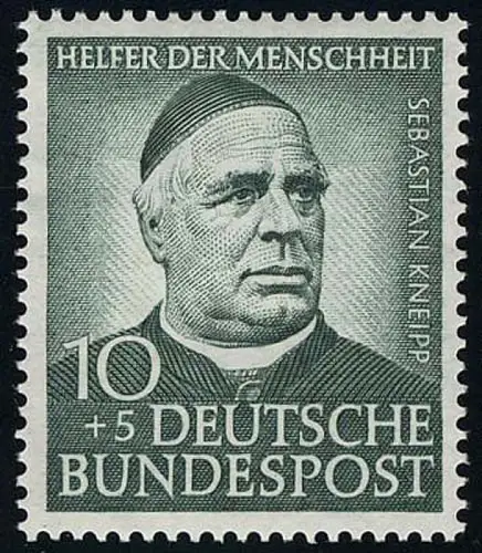 174 Sebastian Kneipp 10+5 Pf, postfrisch **