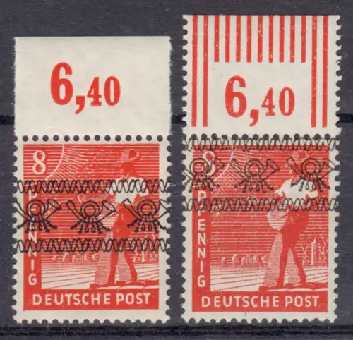 38I OR Band 8 Pf. Set mit OR Platte und Walze, beide ungefaltet **