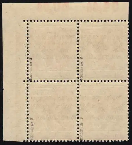 49I P OR ndgz Band 60 Pf. Plattendruck, Eck-Vbl. o.r. nicht durchgez., gpr. BPP