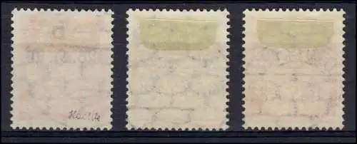 Danzig 237-239 Winterhilfswerk 1934, 3 Aufdruck-Werte kompl. Satz gestempelt O