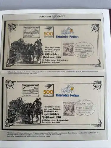 500 Jahre Post - Sieger-Abo-Sammlung im Lindner-Ringbinder