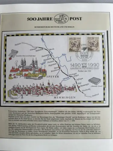 500 Jahre Post - Sieger-Abo-Sammlung im Lindner-Ringbinder