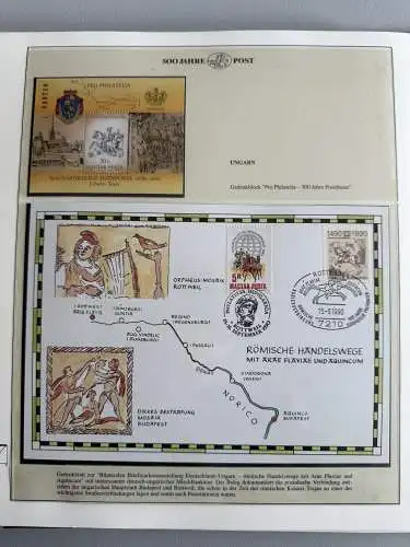 500 Jahre Post - Sieger-Abo-Sammlung im Lindner-Ringbinder