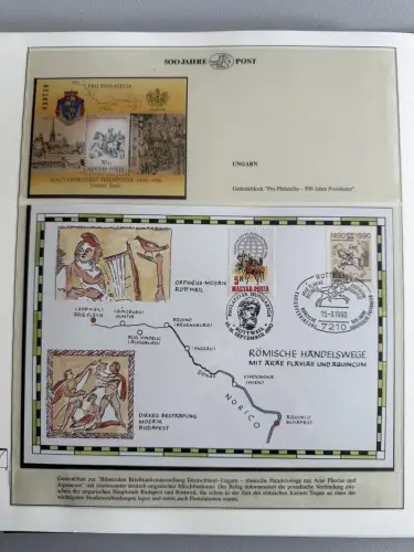 500 Jahre Post - Sieger-Abo-Sammlung im Lindner-Ringbinder