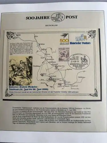500 Jahre Post - Sieger-Abo-Sammlung im Lindner-Ringbinder
