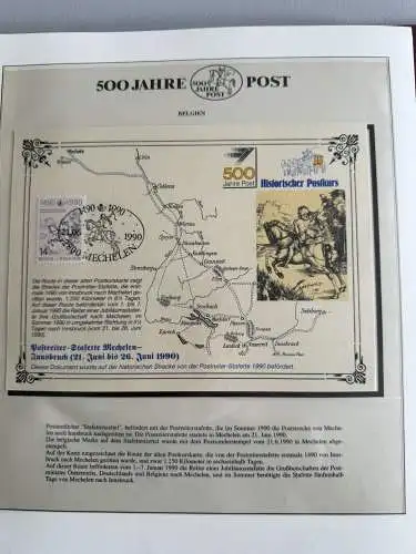 500 Jahre Post - Sieger-Abo-Sammlung im Lindner-Ringbinder