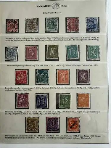 500 Jahre Post - Sieger-Abo-Sammlung im Lindner-Ringbinder