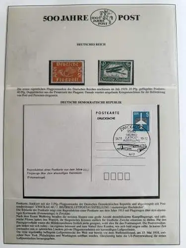 500 Jahre Post - Sieger-Abo-Sammlung im Lindner-Ringbinder
