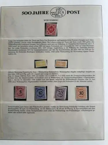 500 Jahre Post - Sieger-Abo-Sammlung im Lindner-Ringbinder