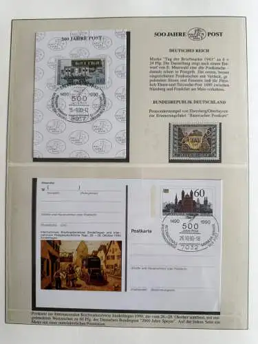 500 Jahre Post - Sieger-Abo-Sammlung im Lindner-Ringbinder