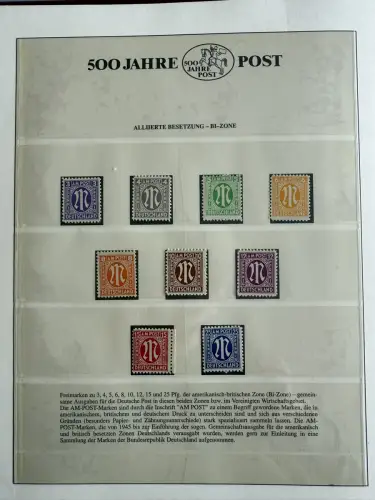 500 Jahre Post - Sieger-Abo-Sammlung im Lindner-Ringbinder