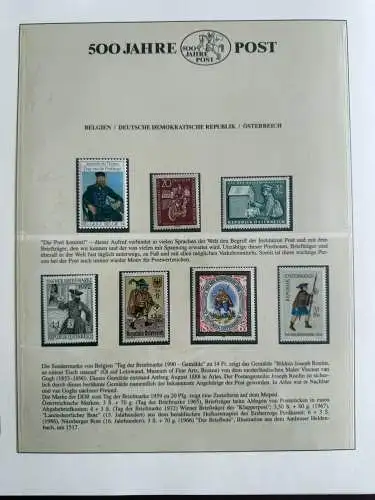 500 Jahre Post - Sieger-Abo-Sammlung im Lindner-Ringbinder