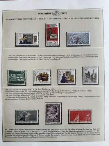 500 Jahre Post - Sieger-Abo-Sammlung im Lindner-Ringbinder