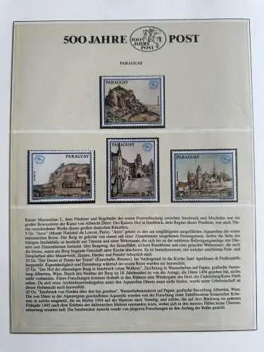 500 Jahre Post - Sieger-Abo-Sammlung im Lindner-Ringbinder