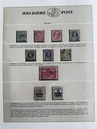 500 Jahre Post - Sieger-Abo-Sammlung im Lindner-Ringbinder