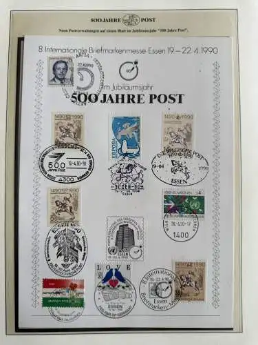 500 Jahre Post - Sieger-Abo-Sammlung im Lindner-Ringbinder