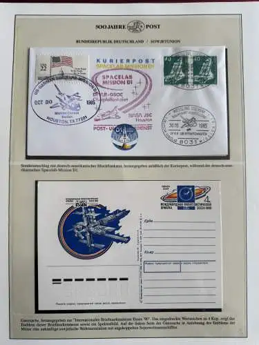 500 Jahre Post - Sieger-Abo-Sammlung im Lindner-Ringbinder
