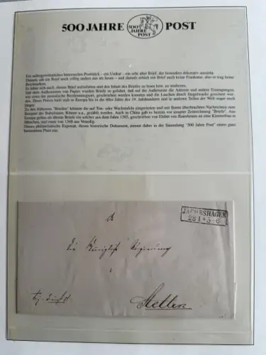 500 Jahre Post - Sieger-Abo-Sammlung im Lindner-Ringbinder