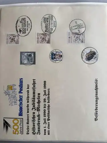 500 Jahre Post - Sieger-Abo-Sammlung im Lindner-Ringbinder