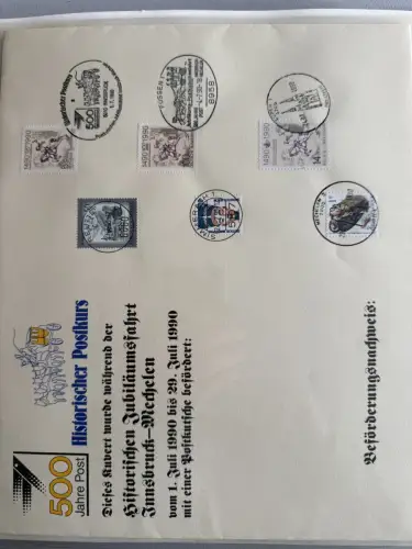 500 Jahre Post - Sieger-Abo-Sammlung im Lindner-Ringbinder