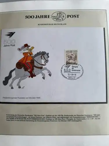 500 Jahre Post - Sieger-Abo-Sammlung im Lindner-Ringbinder