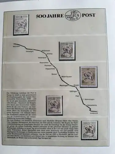 500 Jahre Post - Sieger-Abo-Sammlung im Lindner-Ringbinder