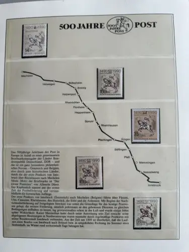 500 Jahre Post - Sieger-Abo-Sammlung im Lindner-Ringbinder