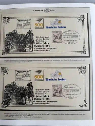 500 Jahre Post - Sieger-Abo-Sammlung im Lindner-Ringbinder
